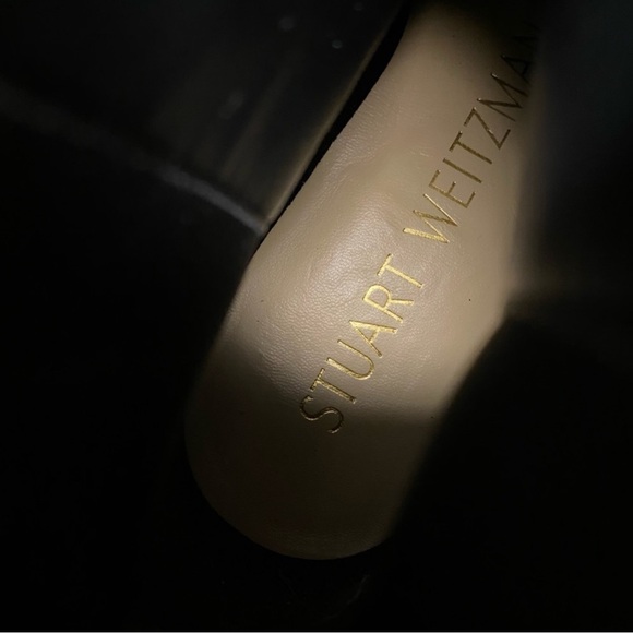 Stuart Weitzman Womens Suede and Neoprene Ankle boots Size 7 - Picture 13 of 16